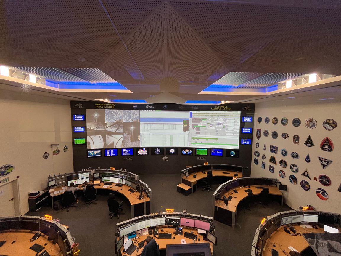 Columbus control room at GSOC